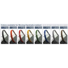 Pasamanos de goma en movimiento de 80 mm para las escaleras mecánicas Mitsubishi